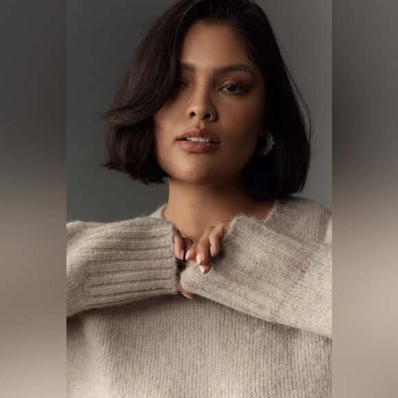 NWT Size S - Anthropologie Twofer Sweater Slip Midi Dress (NWT US$ 228) - Picture 6 of 16